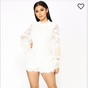 Super cute and Fashion nova Darcey lace up romper
